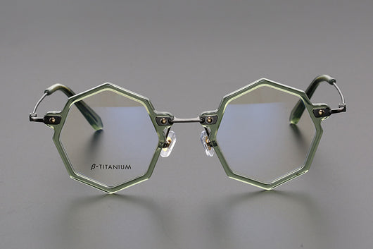 Gafas Retro Ultraligeras de Titanio Puro con Lentes para Miopía - Image 9