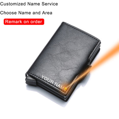 Cartera Minimalista de Cuero y Metal para Tarjetas Bancarias - Image 12