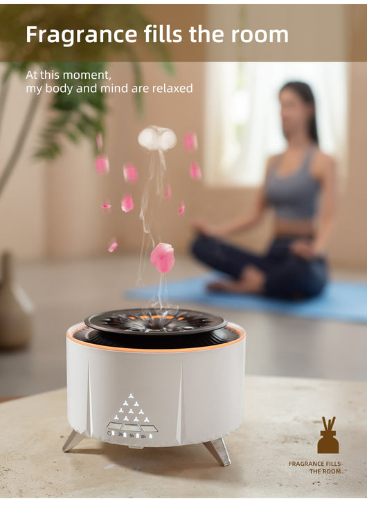 Difusor de Aroma Inteligente Portátil con Llama Simulada y Tecnología Ultrasónica - Image 15