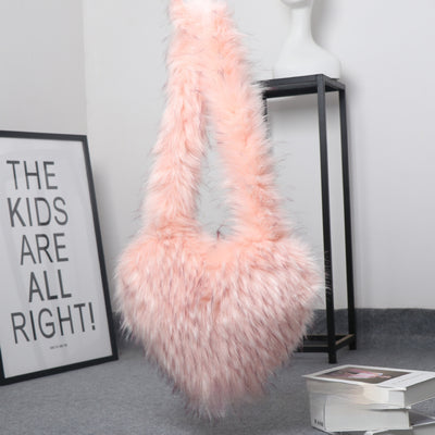 Bolso Crossbody de Peluche Suave con Gran Capacidad y Estilo Único - Image 9