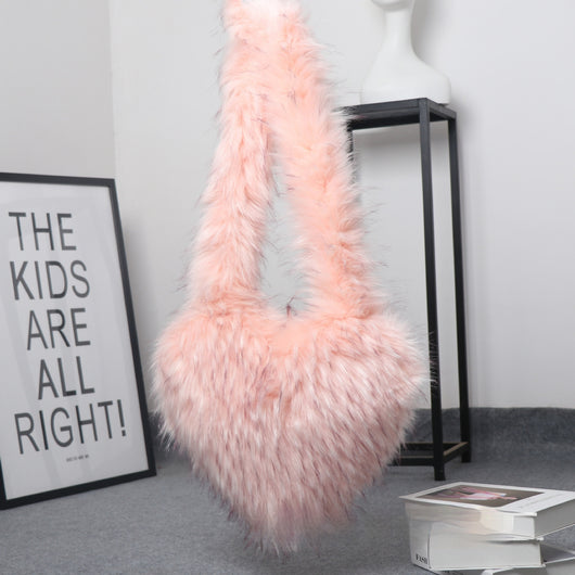Bolso Crossbody de Peluche Suave con Gran Capacidad y Estilo Único - Image 9