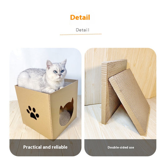 Rascador Vertical para Gatos con Cartón Corrugado Resistente - Image 5
