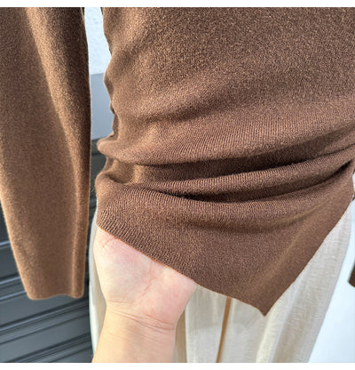 Blusa Ajustada de Manga Larga con Pliegues y Abertura Lateral - Image 24