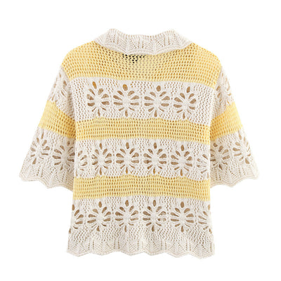 Tejido Calado de Verano para Mujer - Malla Jacquard - Image 15