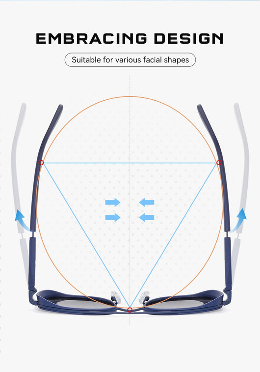 Gafas de Sol Polarizadas Redondas para Deportes al Aire Libre - Image 13