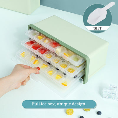 Molde de Hielo con Cajón, Tapa y Contenedor para Enfriar Bebidas - Image 10