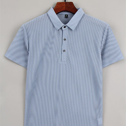 Camiseta Hombre Ice Silk Manga Corta - Frescura y Comodidad