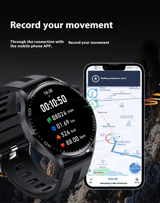 Reloj Inteligente Pantalla Grande HD con Monitoreo Cardíaco y Oxígeno en Sangre - Image 32