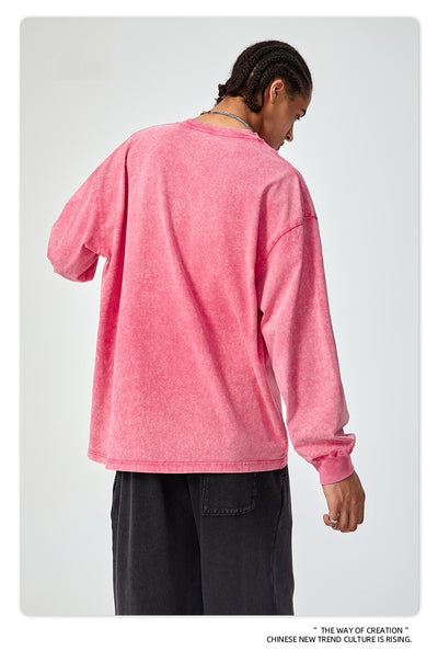 Sudadera Retro Vintage Efecto Desgastado con Diseño de Copo de Nieve para Hombre - Image 12