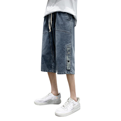 Pantalones Cortos de Trabajo Talla Grande Holgados con Cinco Bolsillos - Image 7