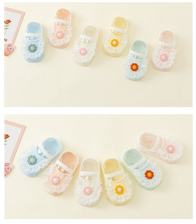 Calcetines Antideslizantes de Algodón Fino para Bebé y Niño Pequeño - Image 19