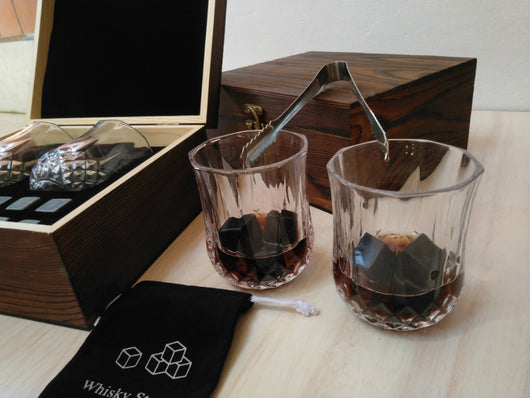 Set de Whisky Premium con Piedras de Hielo y Caja de Madera - Image 14