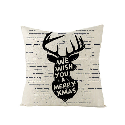 Funda de Almohada Navideña con Estampado Digital de Dibujos - Image 65