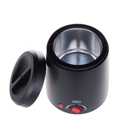 Black portable constant temperature wax melting machine with a 200ml capacity, featuring an on/off switch. - Image 6