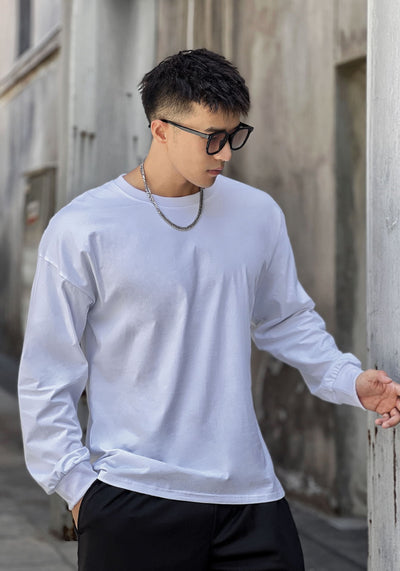 Sudadera Deportiva Holgada de Manga Larga para Hombre - Tela Ligera - Image 5