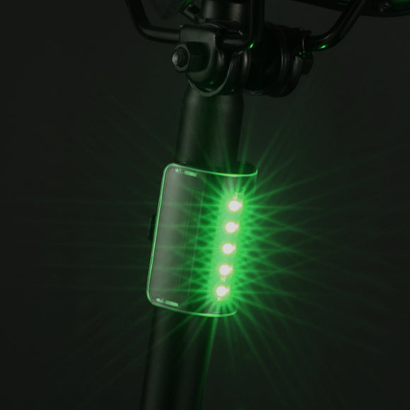Luz de Advertencia Inteligente para Bicicleta con Sensor Táctil