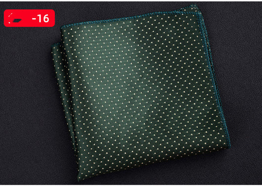 Pañuelo Cuadrado Retro con Bordado Texturizado para Hombre - Image 14