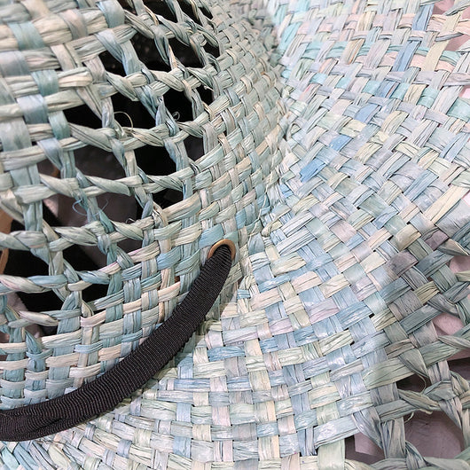 Sombrero de Rafia con Ala Ancha y Borlas Coloridas - Protección Solar Elegante - Image 10