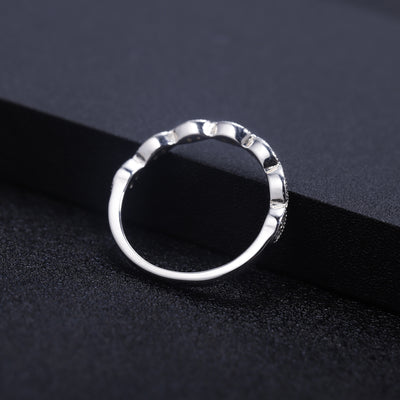 Anillo de Plata Esterlina con Moissanita de 1 Quilate y Microincrustaciones - Image 5