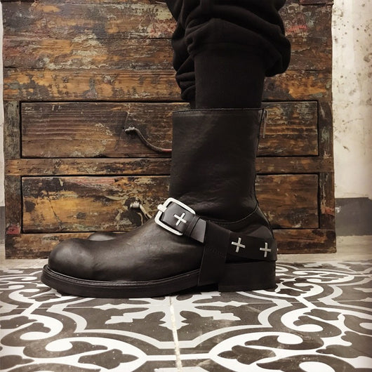 Botas Martin Punk con Remaches - Estilo Urbano Masculino