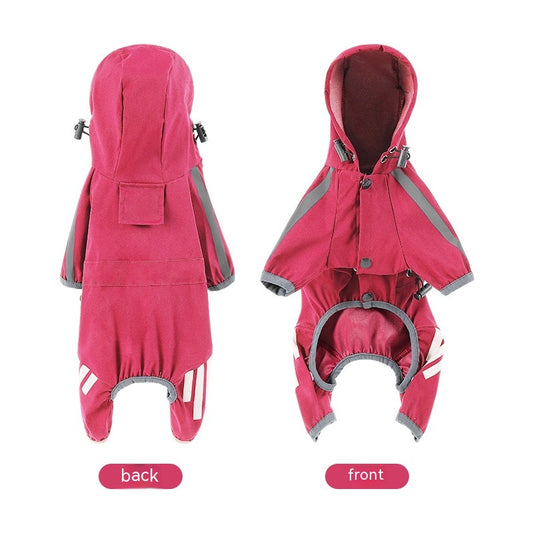 Capa Impermeable para Perros Grandes con Franja Reflectante - Image 2