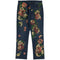 Jeans de Verano con Diseño Floral Dibujado a Mano