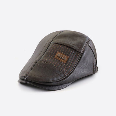 Gorra de Hombre PU con Combinación de Colores - Image 13