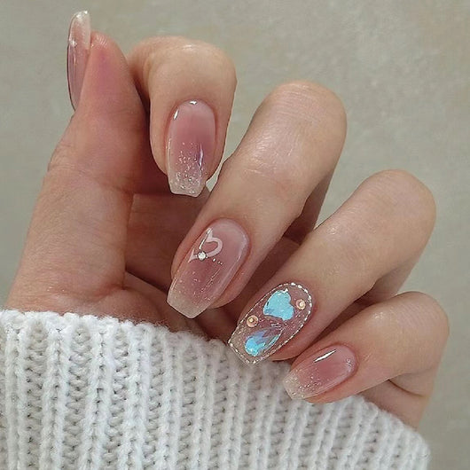 Uñas Postizas Cat Eye Rubor - Parches de Manicura Lista para Usar - Image 5
