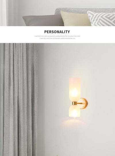 Lámpara de Pared Doble Cabezal en Vidrio para Mesita de Noche - Image 13