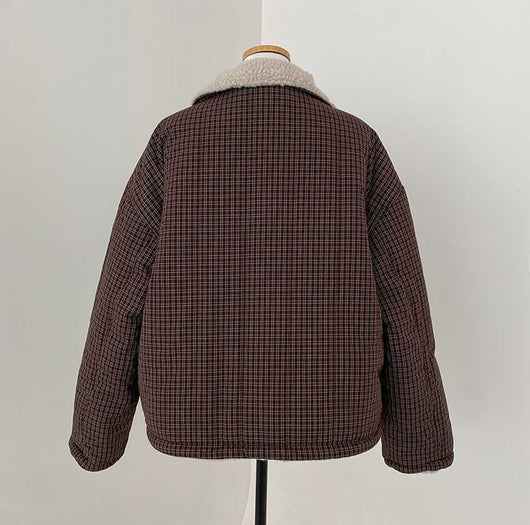Abrigo Reversible de Algodón para Mujer - Doble Cara Cálido - Image 35