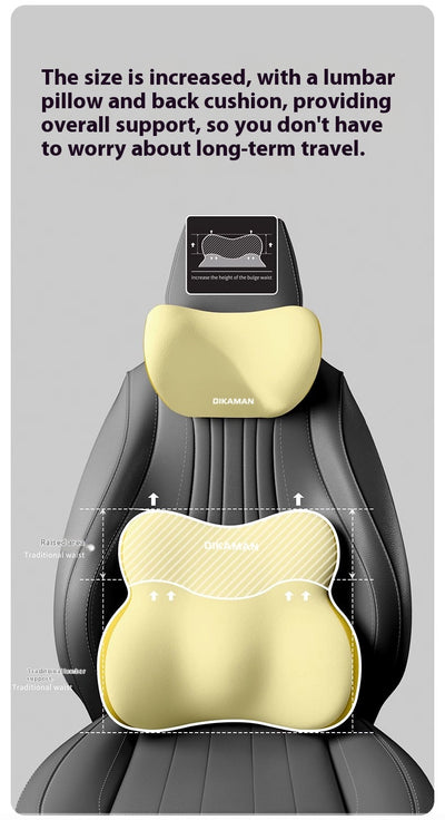 Almohada de Soporte Lumbar para Auto - Diseño Ergonómico Unisex - Image 14