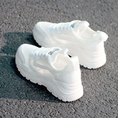 Tenis Blancos Transpirables con Malla Ligera - Image 4