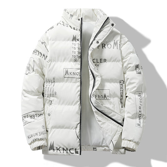 Abrigo de Invierno Estampado para Hombre - Image 2