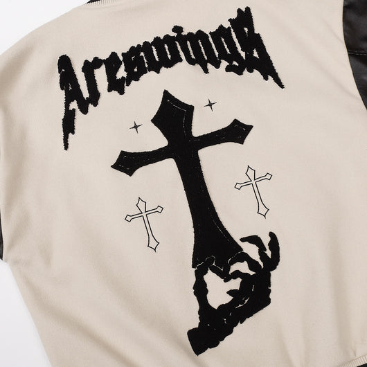 Jersey de Béisbol con Bordado de Letras Cruzadas - Image 15