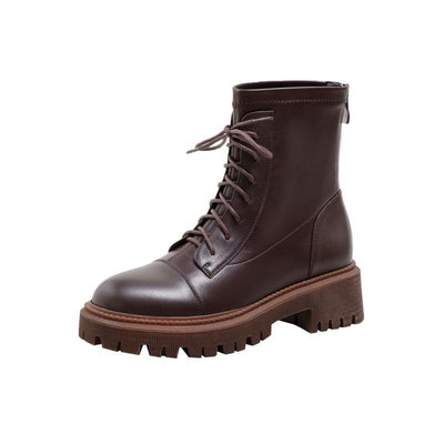 Botas Martin Mujer Suela Gruesa Estilo Británico - Image 3
