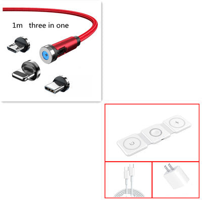 Cable Magnético 3 en 1 de 540° Rotativo - Carga Rápida Android, USB-C y Lightning - Image 32