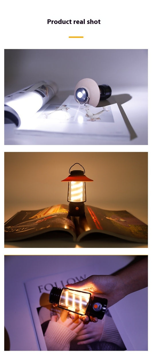 Lámpara LED Portátil para Camping - Linterna Recargable para Tienda de Campaña - Image 13