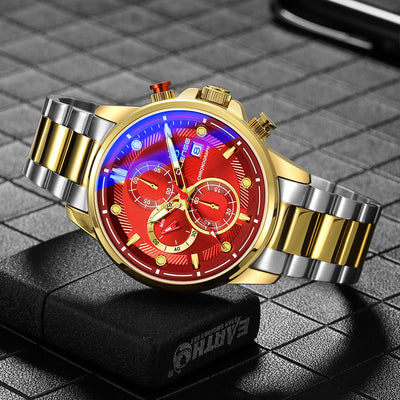 Reloj de Hombre Acero Inoxidable Diseño Moderno Cuarzo - Image 9