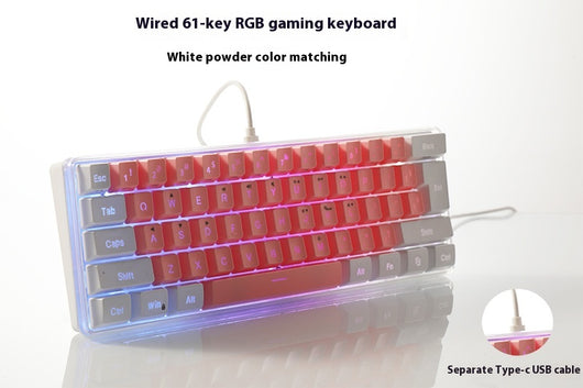 Teclado Compacto RGB para el Hogar - Iluminación LED Personalizable - Image 8