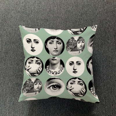 Funda de Almohada de Algodón y Lino para Sala de Estar - Image 25