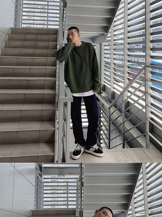 Suéter Térmico Tejido para Hombre - Otoño e Invierno - Image 17