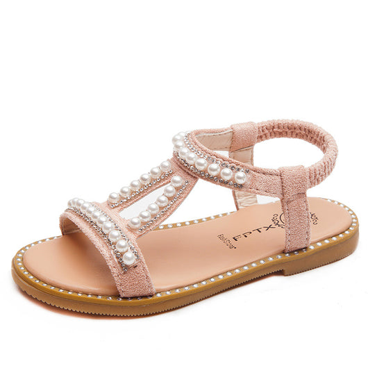 Sandalias Princesa de Perla para Niñas Verano - Image 4