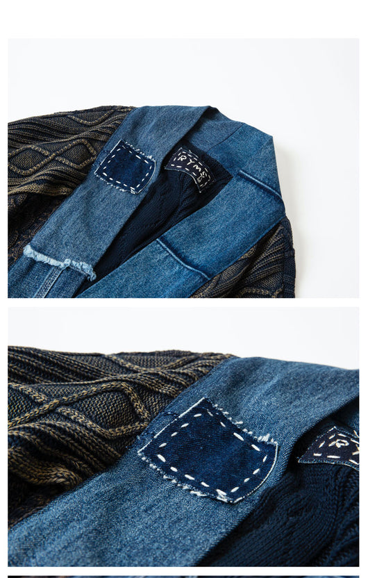 Chamarra Suéter Vintage Lavado Twist para Hombre - Image 16