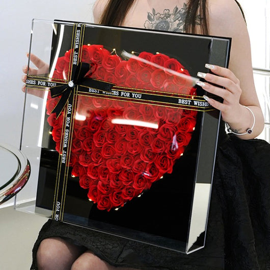Ramo de Flores Eternas para San Valentín y Cumpleaños en Caja de Regalo - Image 14