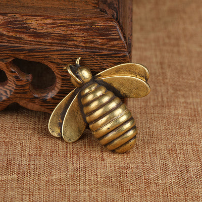 Llavero de Bronce Hecho a Mano con Colgante Punk - Image 4