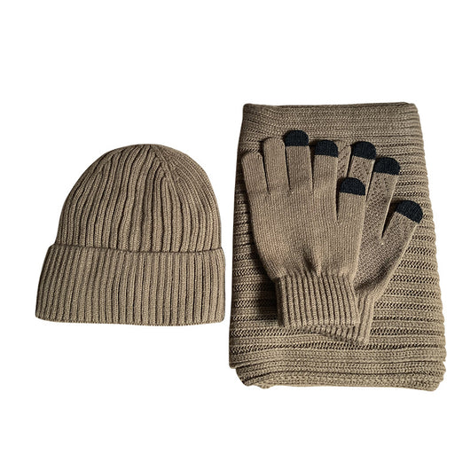 Conjunto de Gorro y Bufanda Tejido Europeo Americano - Image 5