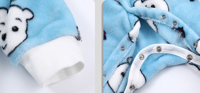 Pijama Enterizo Térmico para Bebé en Polar Coral Acolchado - Image 20