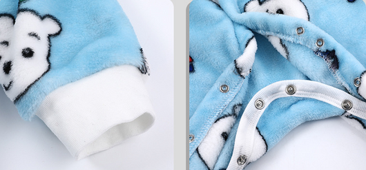 Pijama Enterizo Térmico para Bebé en Polar Coral Acolchado - Image 20
