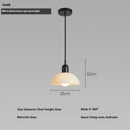 Lámpara Colgante Bauhaus Retro de Cristal para Restaurante - Image 34