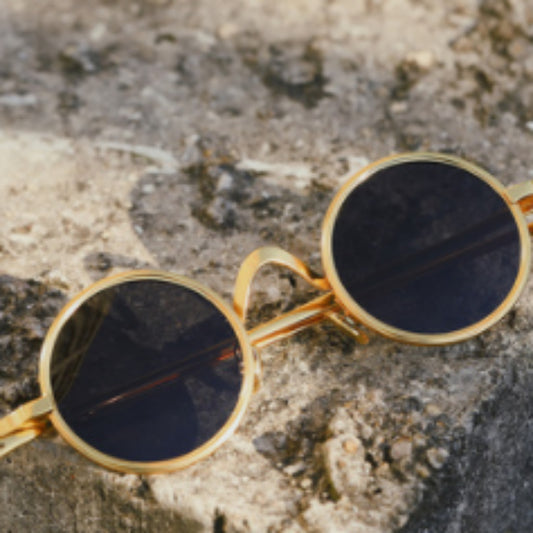 Gafas de Sol Polarizadas Redondas Retro Punk - Estilo Crown Prince